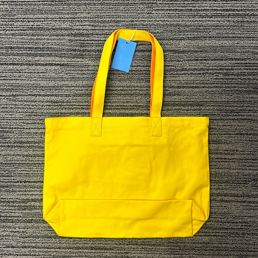 🔥🔥🔥NEW Esprit Yellow Orange Tote Shoulder Bag - Picture 3 of 5